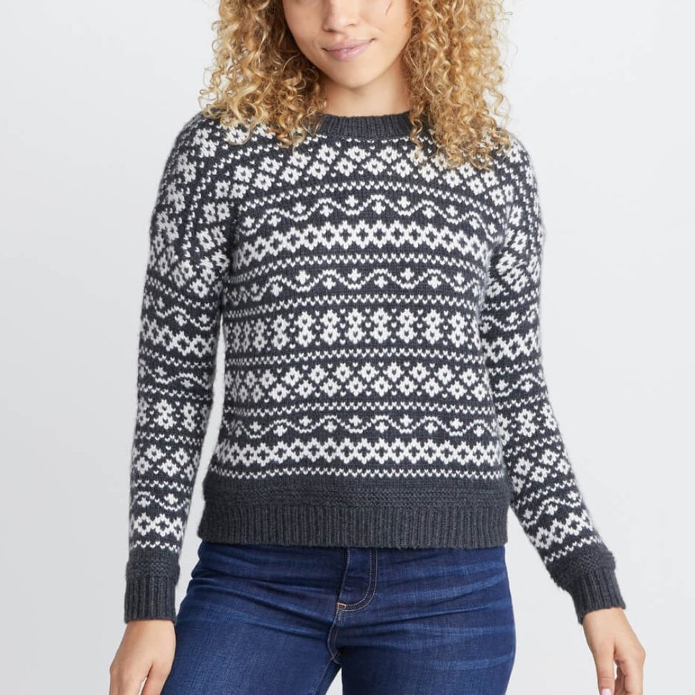 Marine Layer - ‘Jill Fair Isle’ Crewneck Sweater